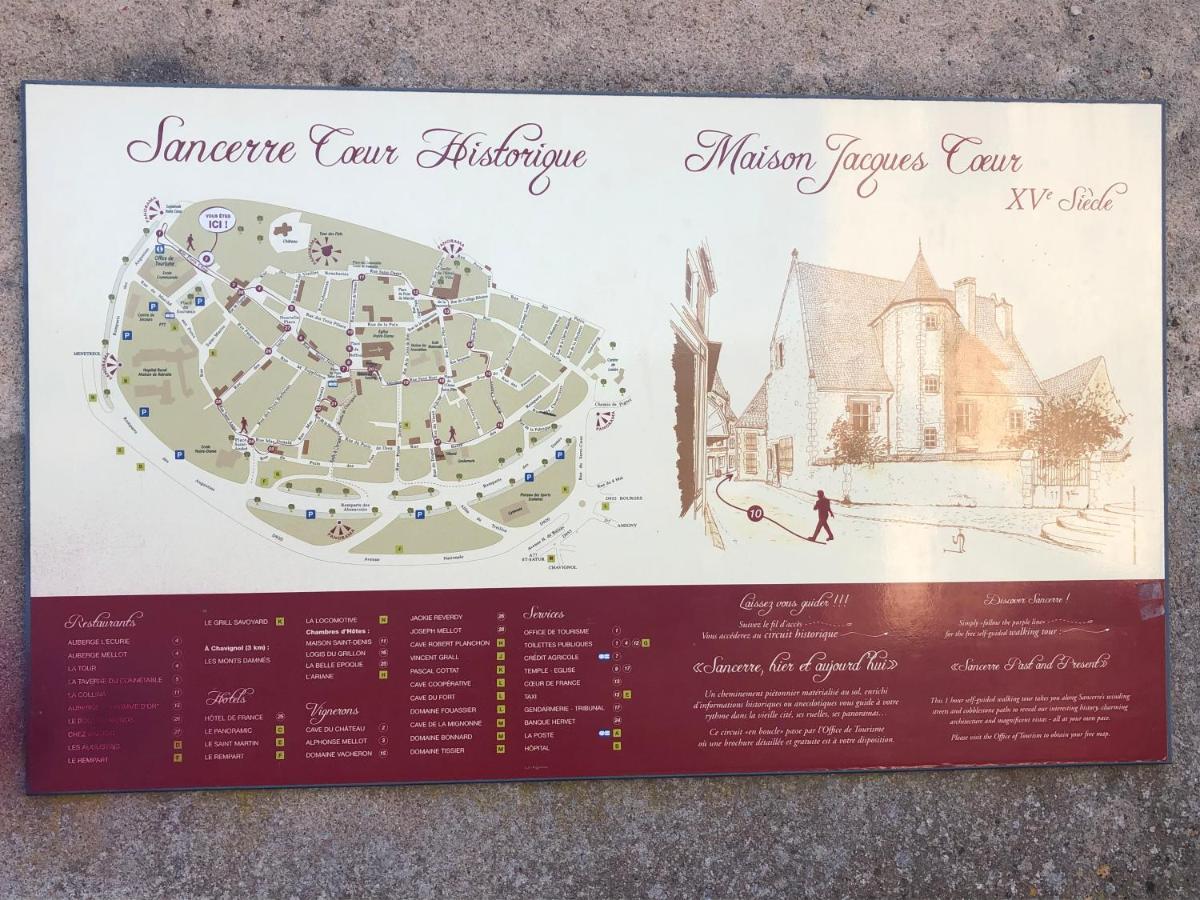 Appartement Centre Historique Сансер Екстериор снимка
